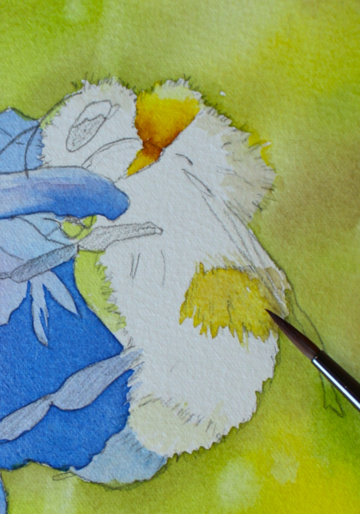 Bumblebee in Watercolour - Image 2